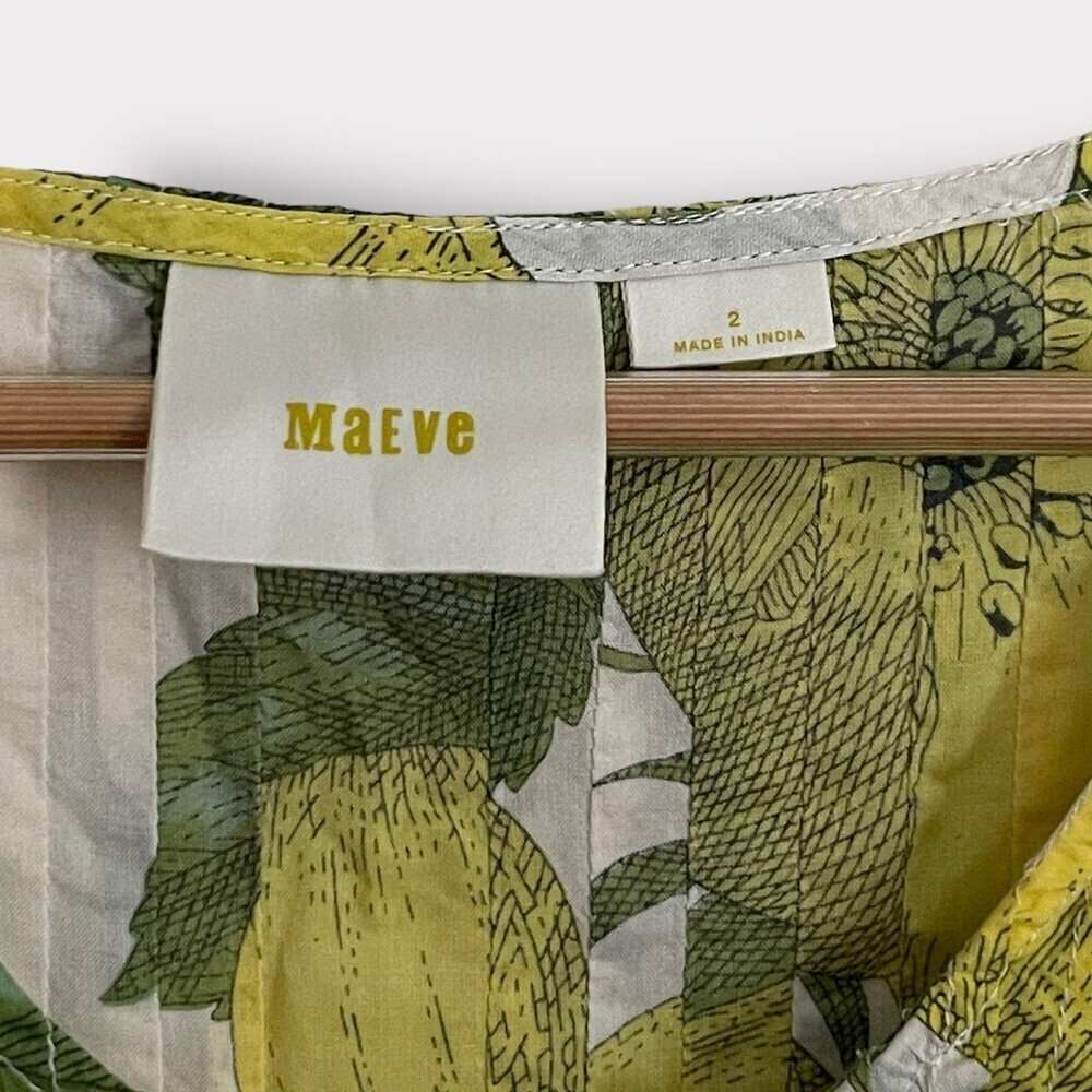 Anthropologie’s Maeve Maya Flutter Blouse Size 2 - Picture 6 of 12